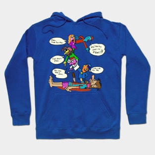 Under on the puppetry express Hoodie